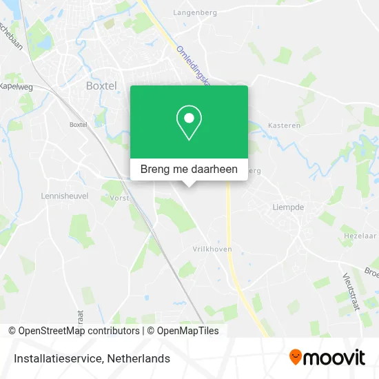 Installatieservice kaart