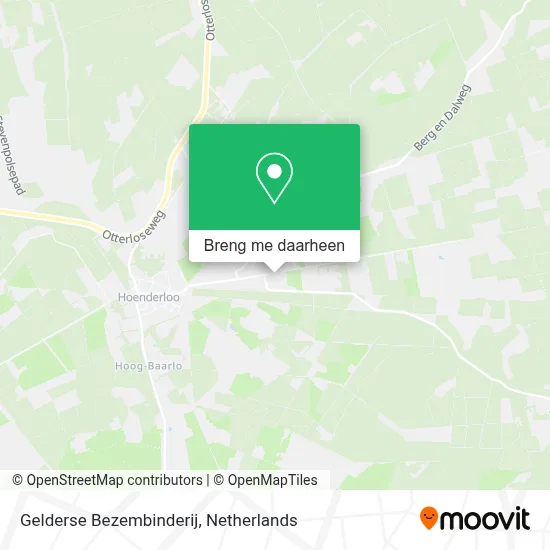 Gelderse Bezembinderij kaart