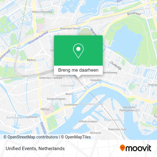 Unified Events kaart