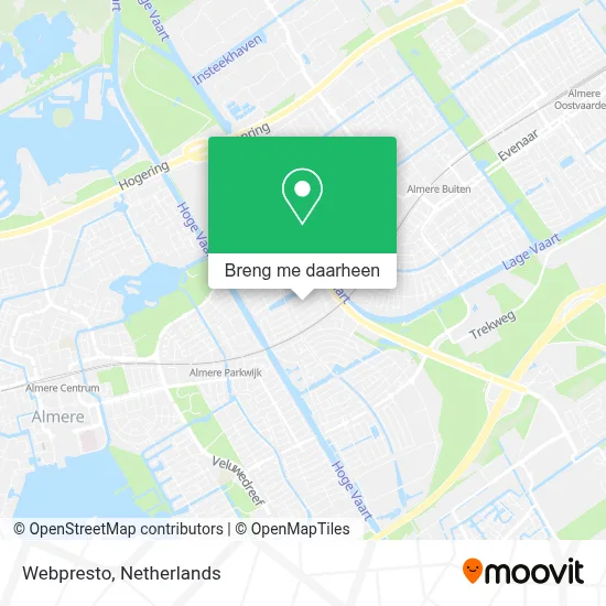 Webpresto kaart