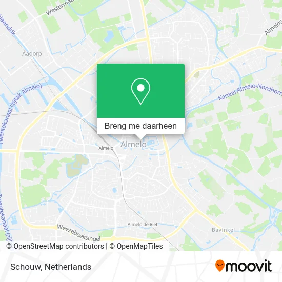 Schouw kaart