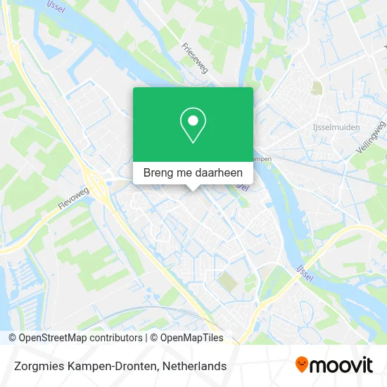 Zorgmies Kampen-Dronten kaart
