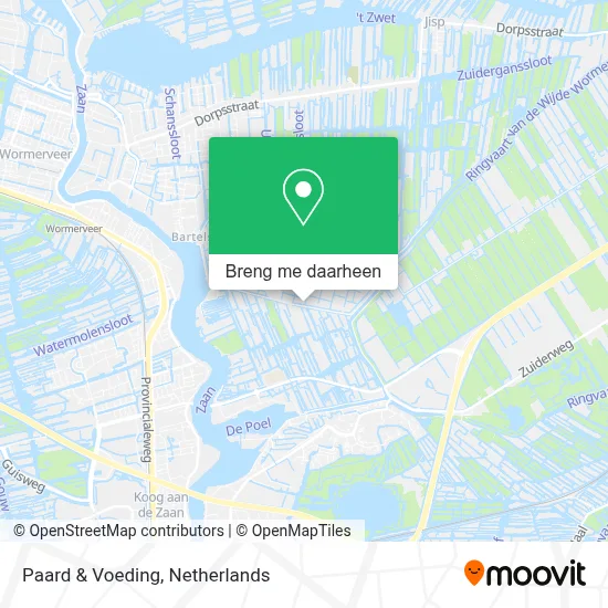 Paard & Voeding kaart