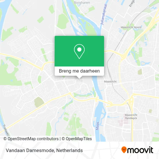 Vandaan Damesmode kaart