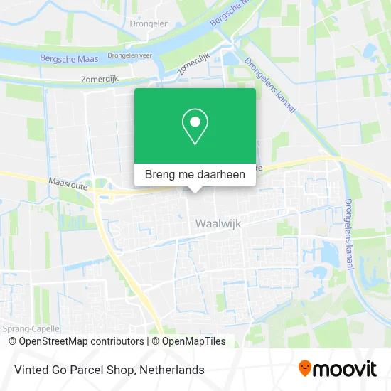 Vinted Go Parcel Shop kaart