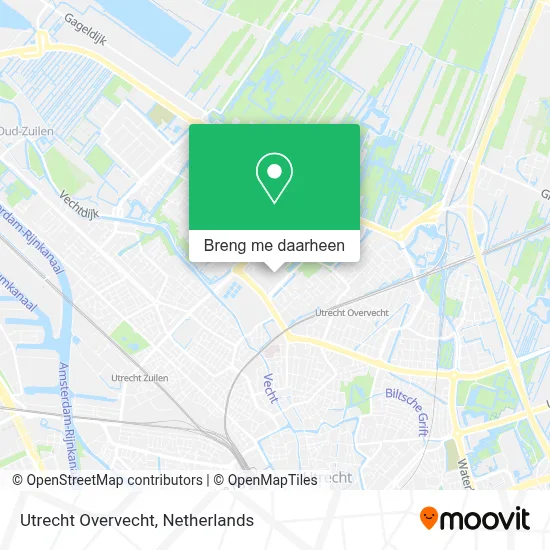 Utrecht Overvecht kaart