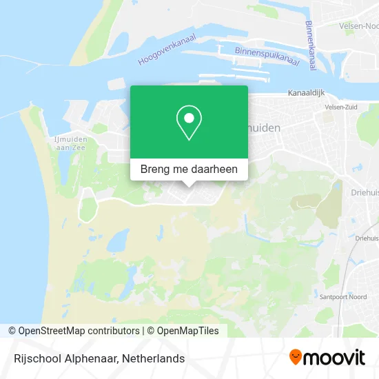 Rijschool Alphenaar kaart