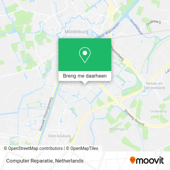 Computer Reparatie kaart