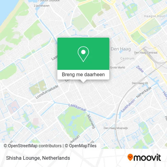 Shisha Lounge kaart