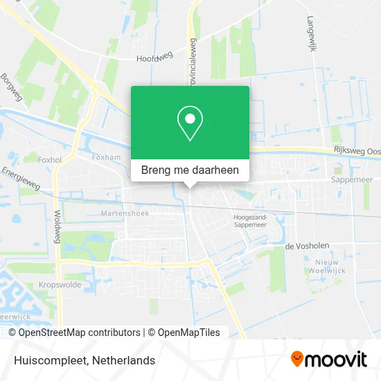 Huiscompleet kaart