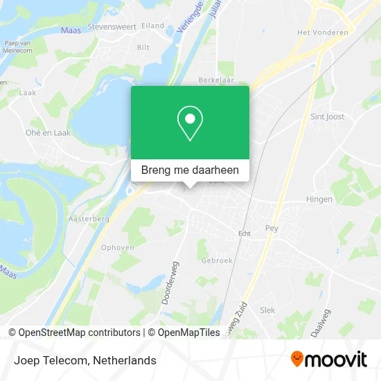 Joep Telecom kaart