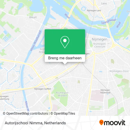 Autorijschool Nimma kaart