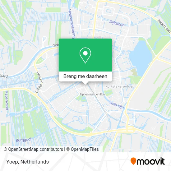 Yoep kaart