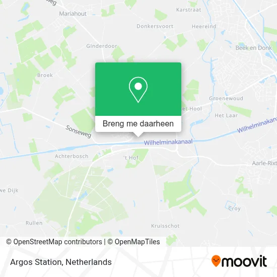 Argos Station kaart