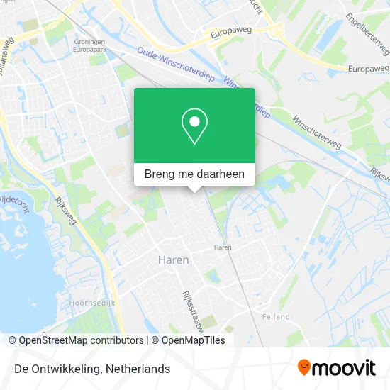 De Ontwikkeling kaart