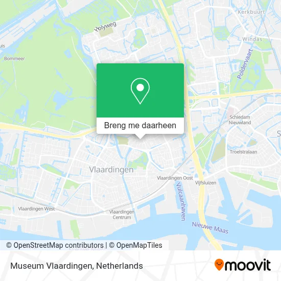 Museum Vlaardingen kaart