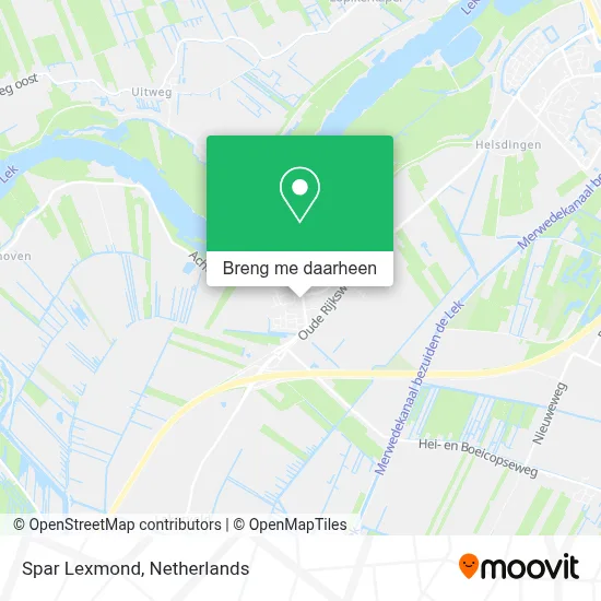 Spar Lexmond kaart