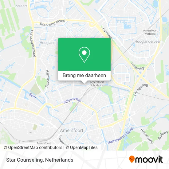 Star Counseling kaart