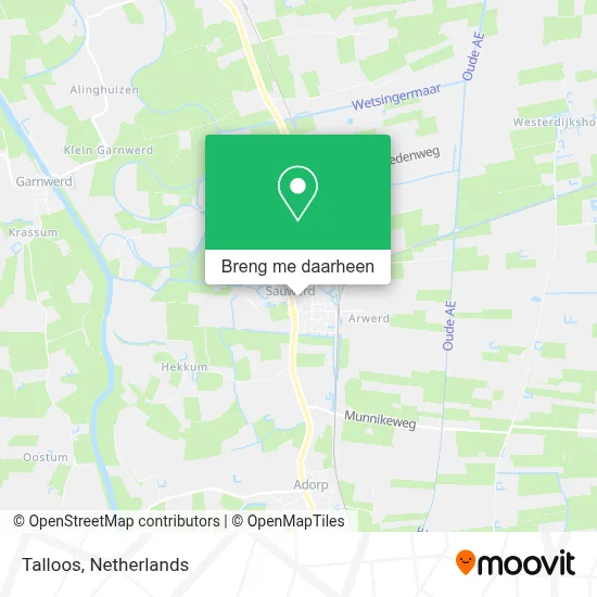 Talloos kaart