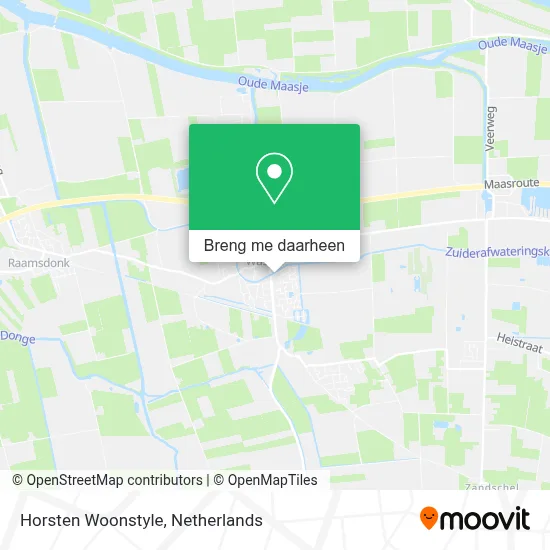 Horsten Woonstyle kaart