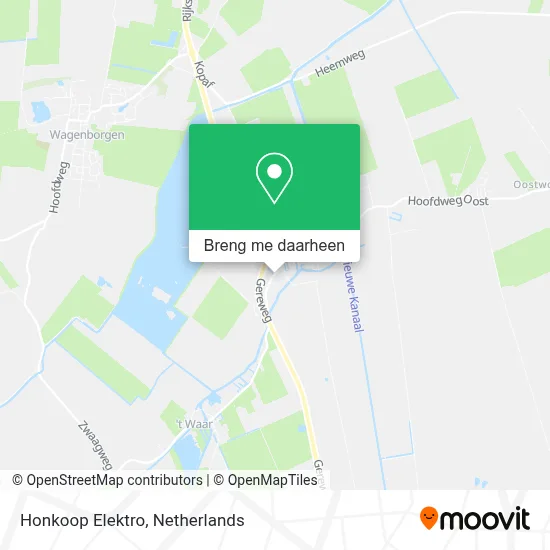 Honkoop Elektro kaart