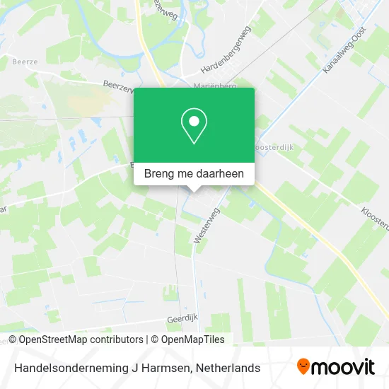 Handelsonderneming J Harmsen kaart