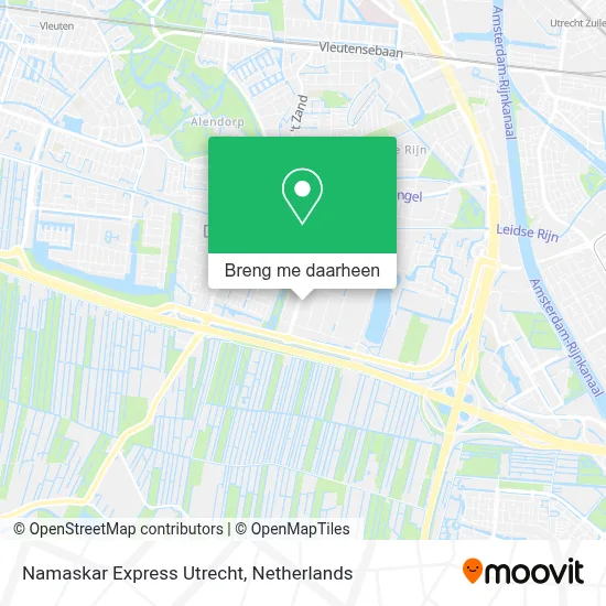 Namaskar Express Utrecht kaart