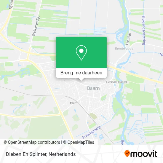 Dieben En Splinter kaart