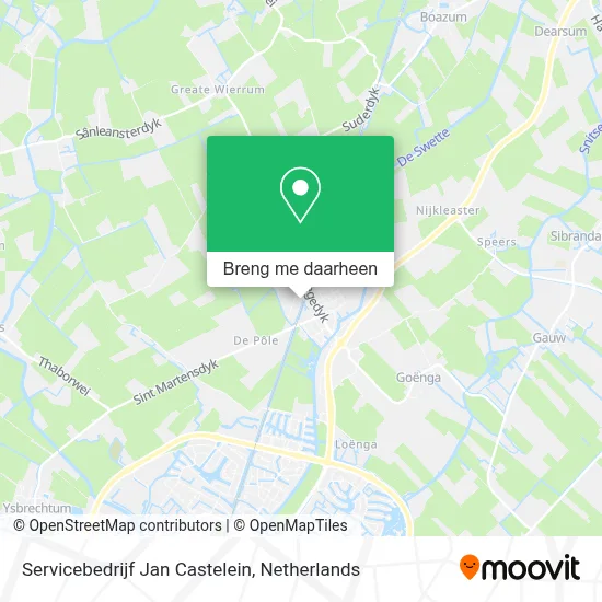 Servicebedrijf Jan Castelein kaart