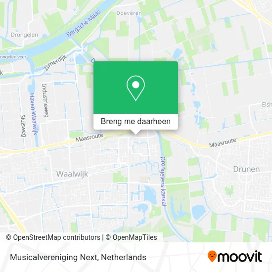 Musicalvereniging Next kaart