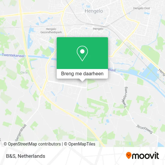 B&S kaart