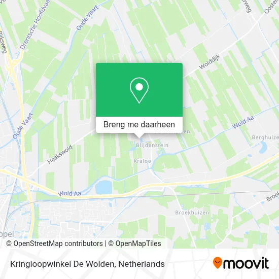 Kringloopwinkel De Wolden kaart
