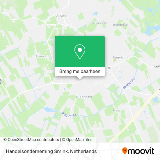 Handelsonderneming Smink kaart