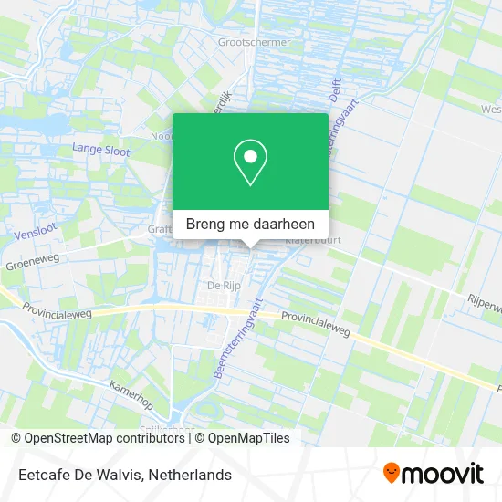 Eetcafe De Walvis kaart