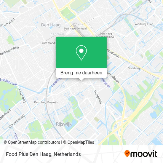 Food Plus Den Haag kaart