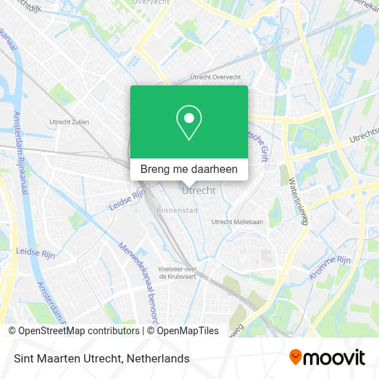 Sint Maarten Utrecht kaart