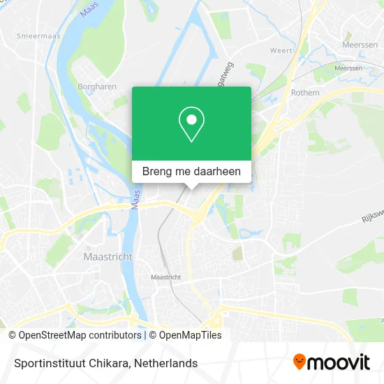 Sportinstituut Chikara kaart