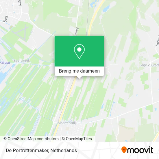 De Portrettenmaker kaart