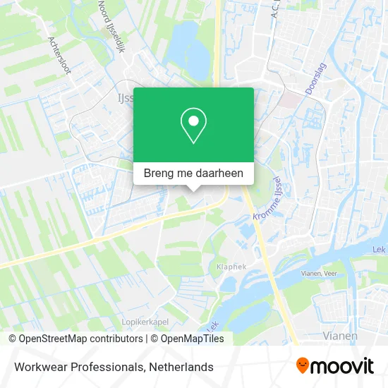 Workwear Professionals kaart