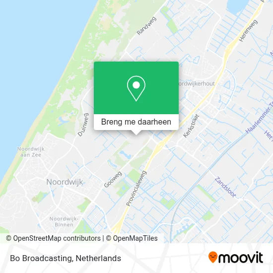 Bo Broadcasting kaart