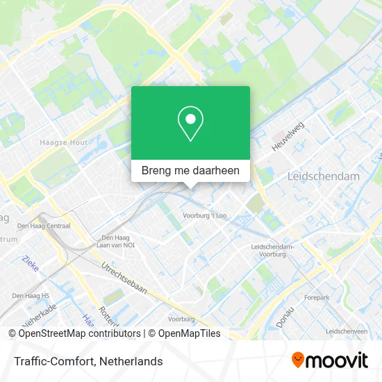 Traffic-Comfort kaart