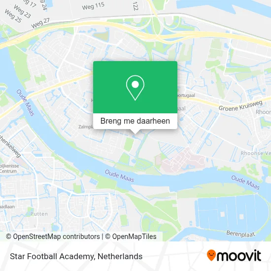 Star Football Academy kaart