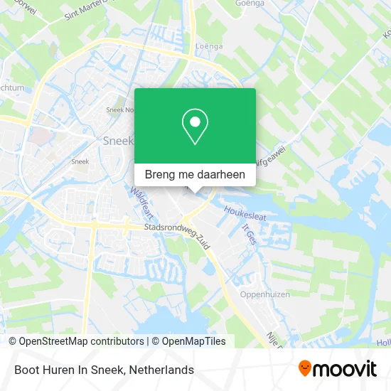 Boot Huren In Sneek kaart