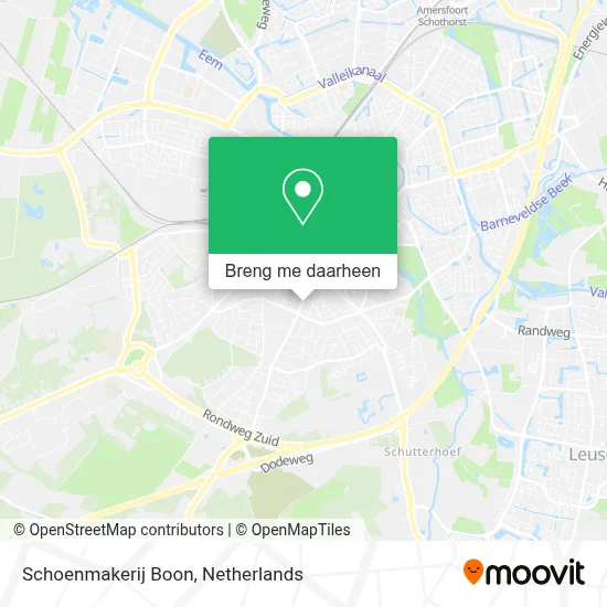 Schoenmakerij Boon kaart