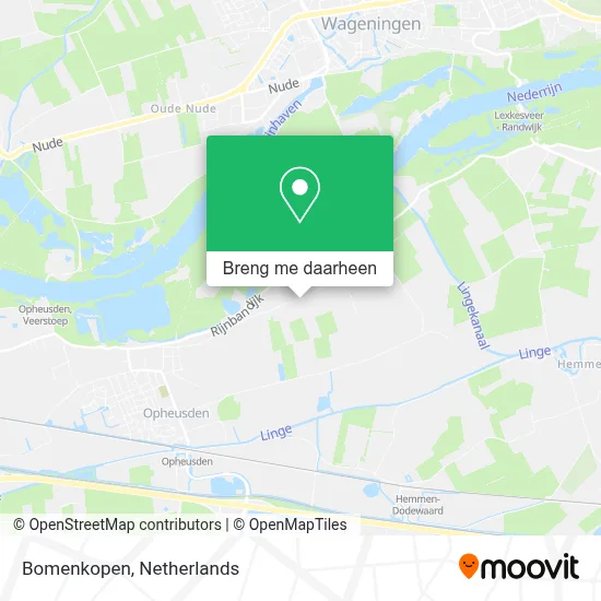 Bomenkopen kaart