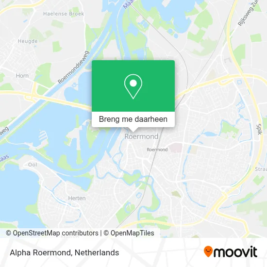 Alpha Roermond kaart