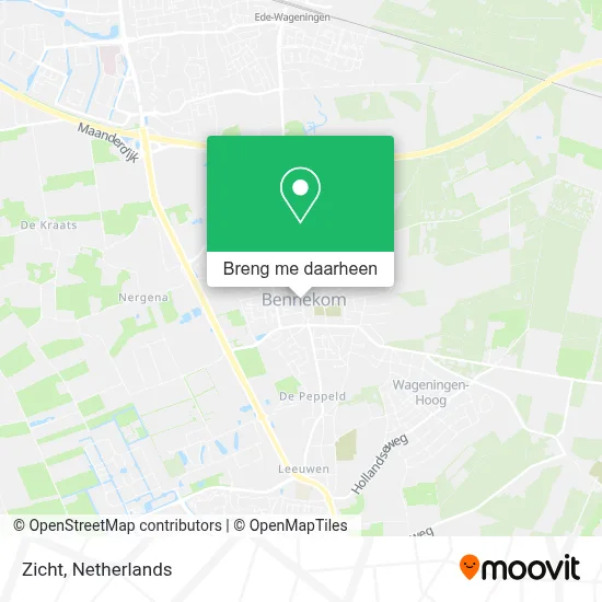 Zicht kaart