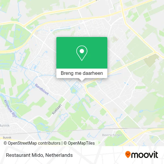 Restaurant Mido kaart