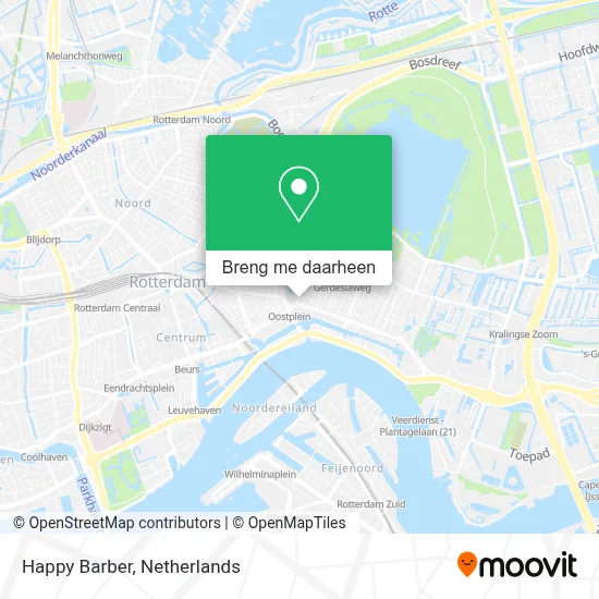 Happy Barber kaart