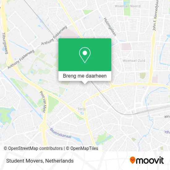 Student Movers kaart